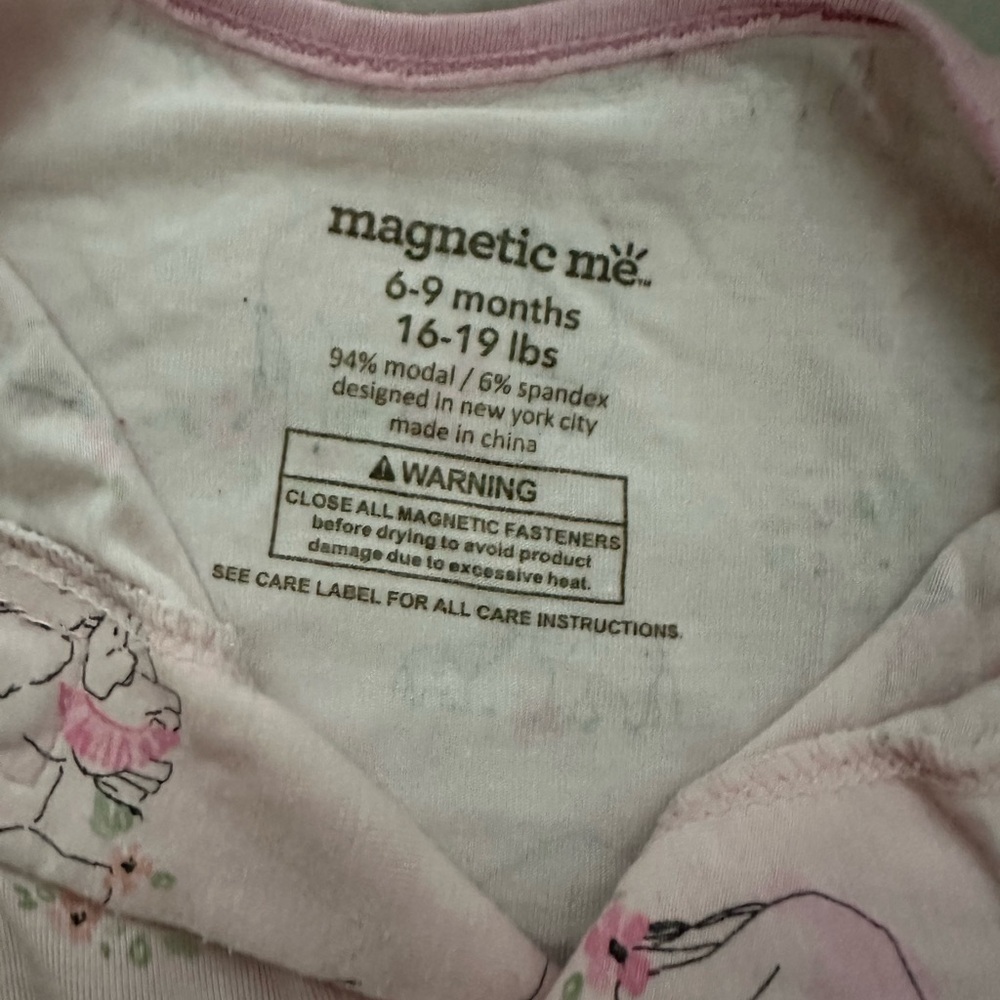 Magnetic me footies. 6-9 months.